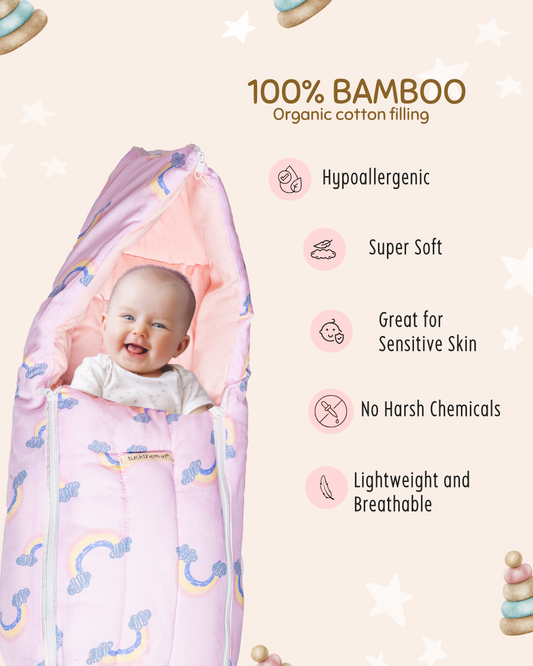 Rainbow Dreams Bamboo Hooded Wrappers