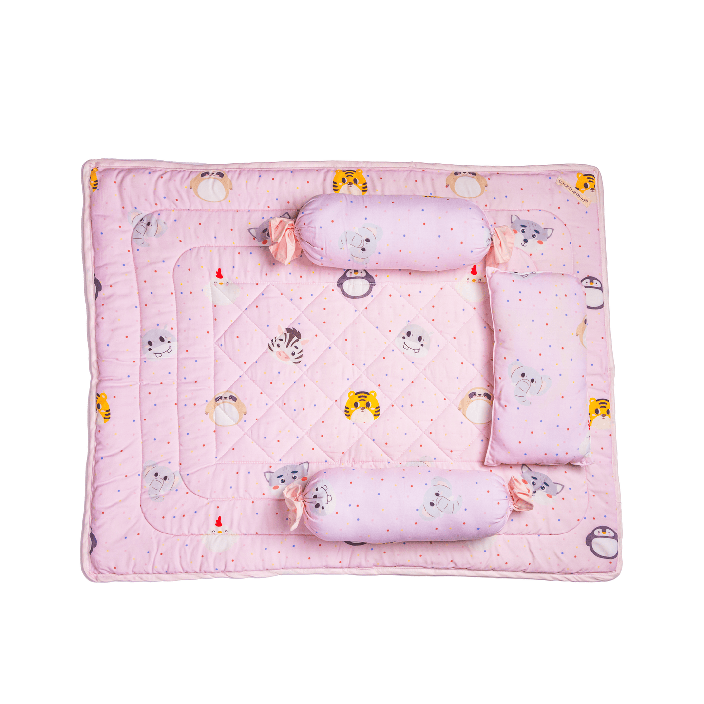 Complete Bamboo Bedding Set - Bunny Friends