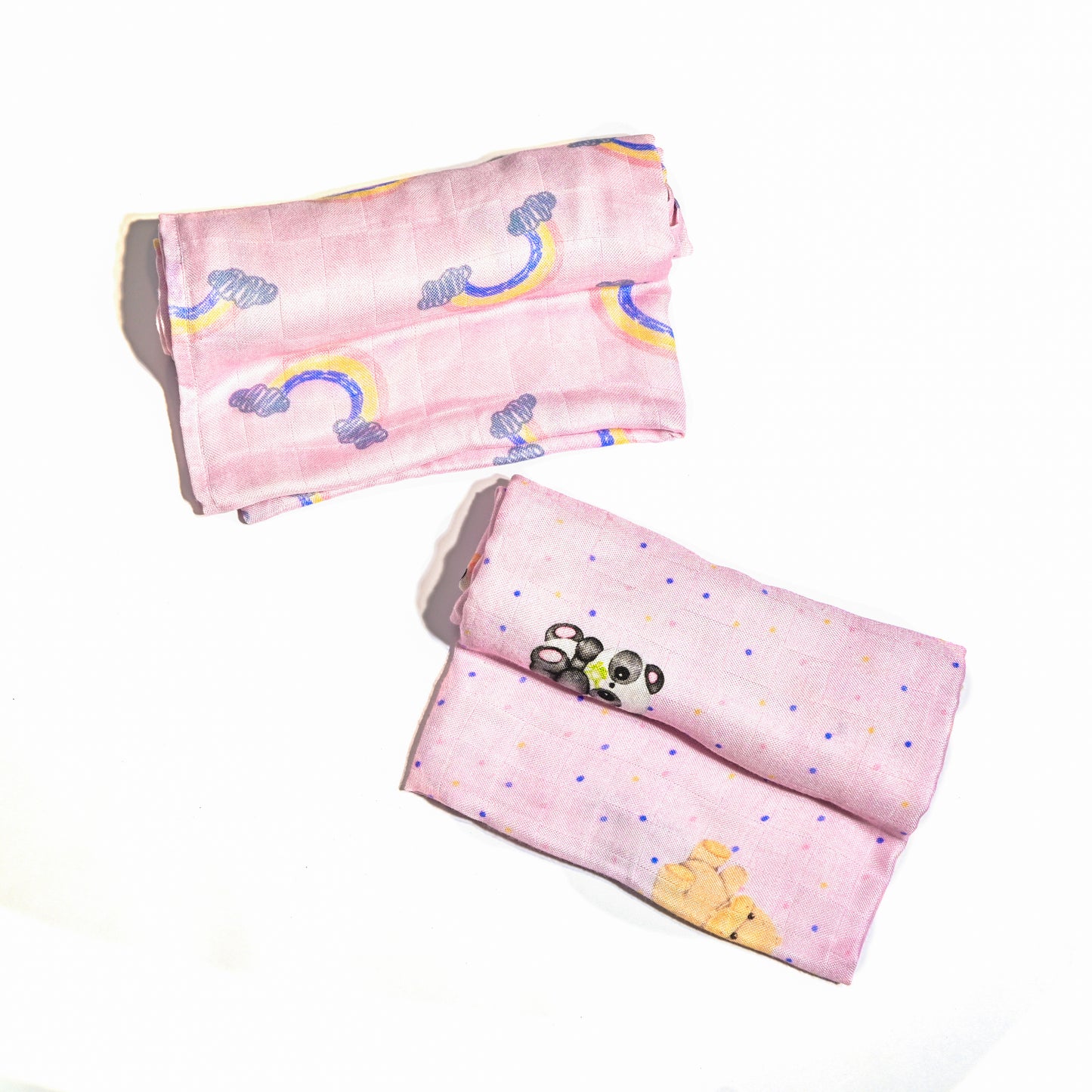 Set of 2 Bamboo Muslin Swaddle