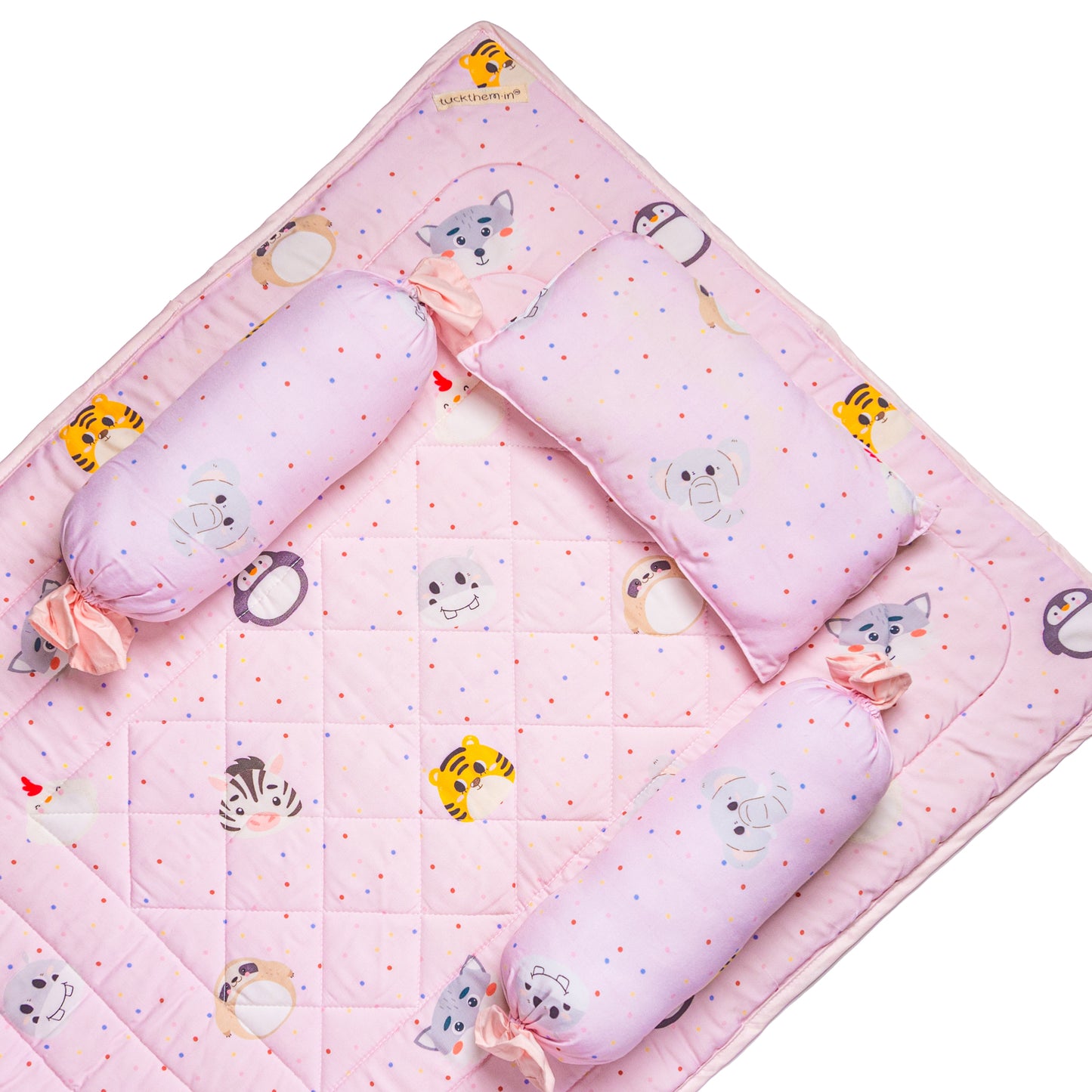Complete Bamboo Bedding Set - Bunny Friends