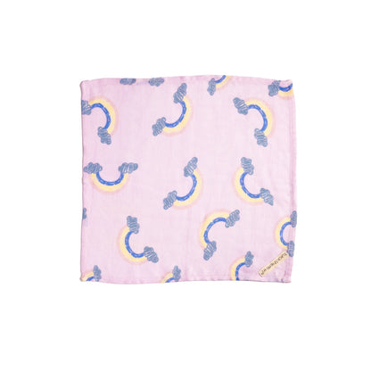 Set of 4 Bamboo Muslin Burp Cloths