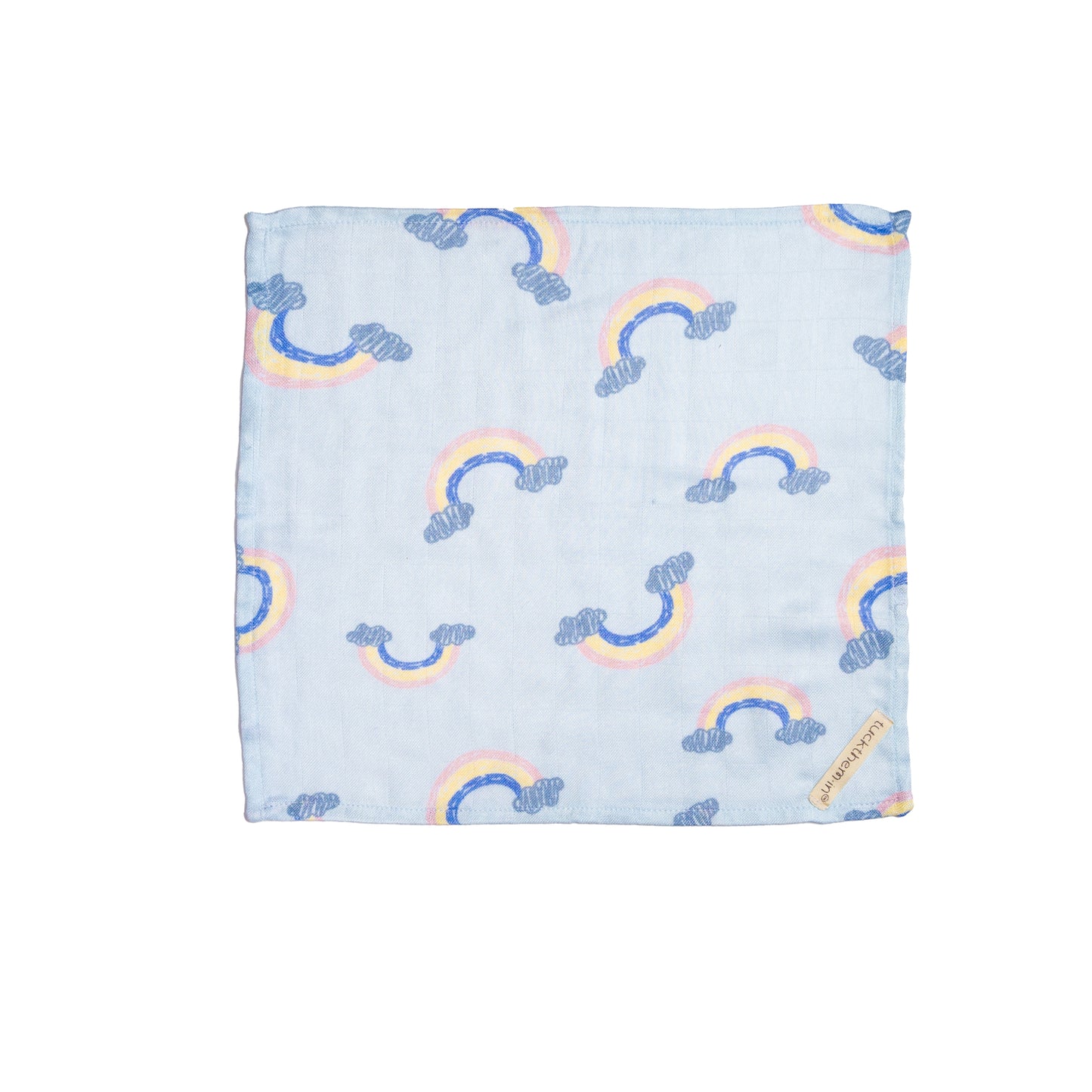 Set of 4 Bamboo Muslin Burp Cloths