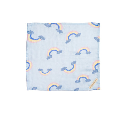 Set of 4 Bamboo Muslin Burp Cloths