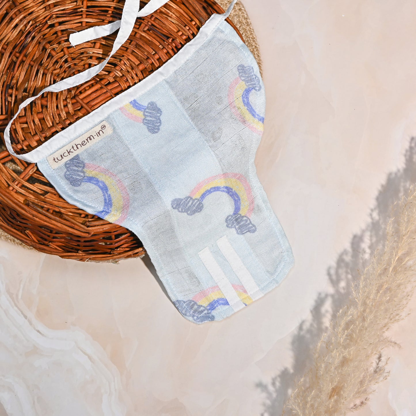 Set of 3 Bamboo Muslin Nappy