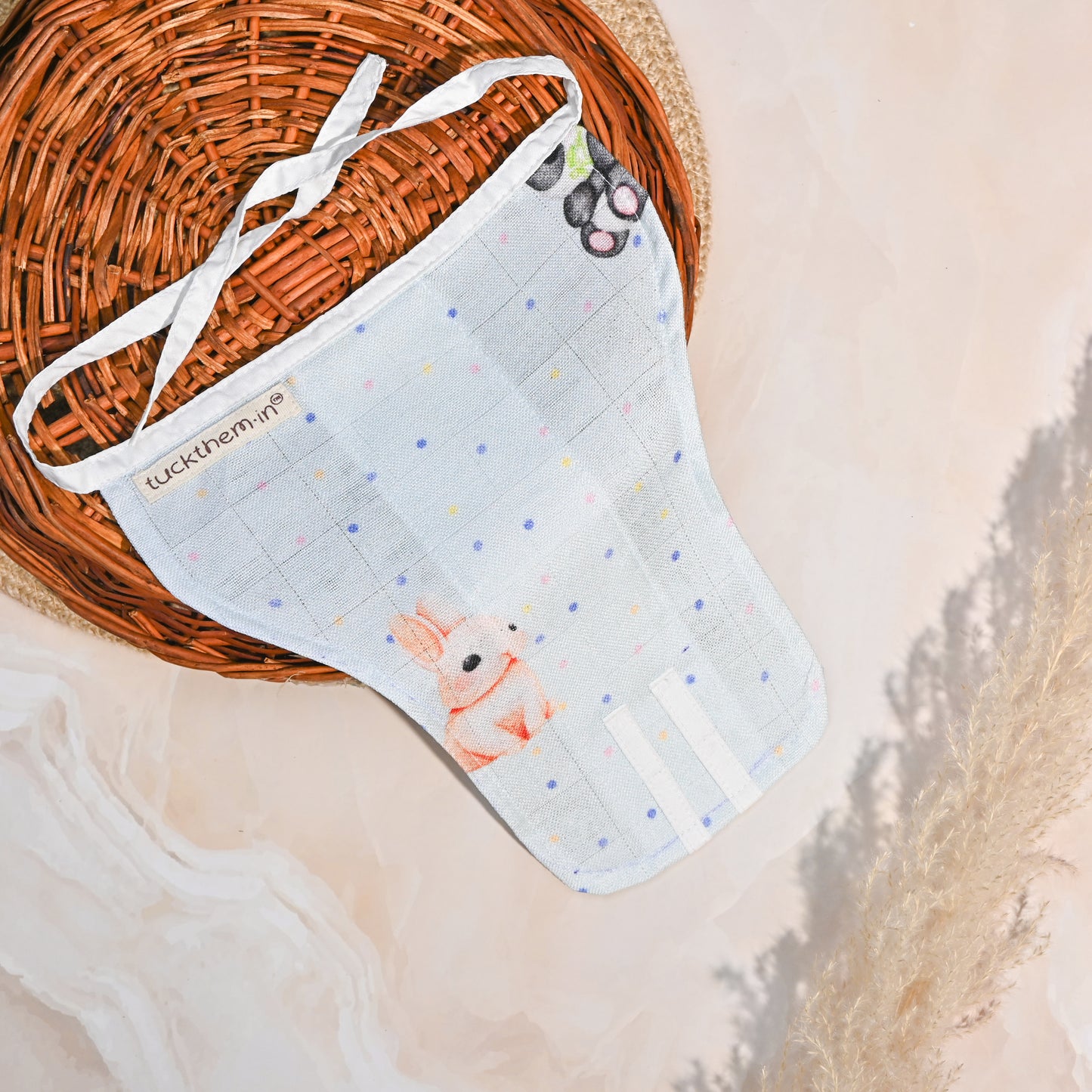 Set of 3 Bamboo Muslin Nappy