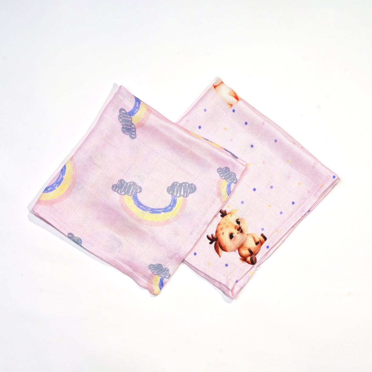 Set of 2 Bamboo Muslin Napkins