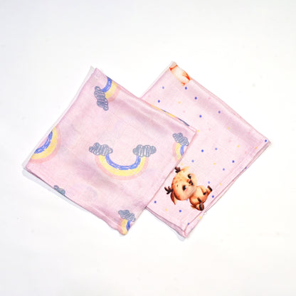 Set of 2 Bamboo Muslin Napkins