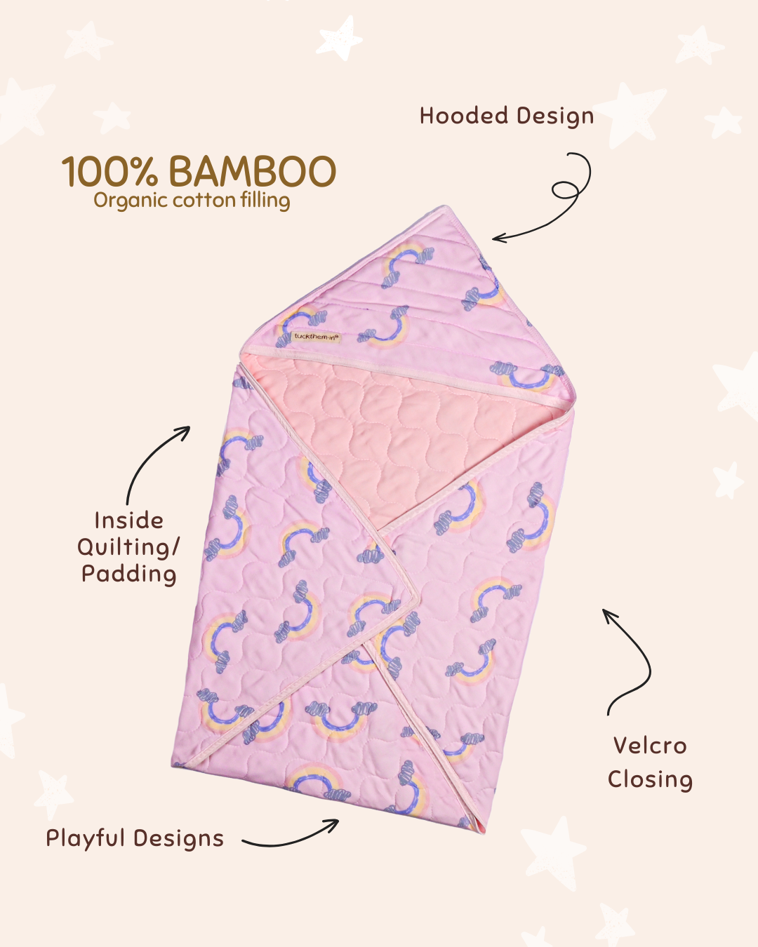 Rainbow Dreams Bamboo Wrapper