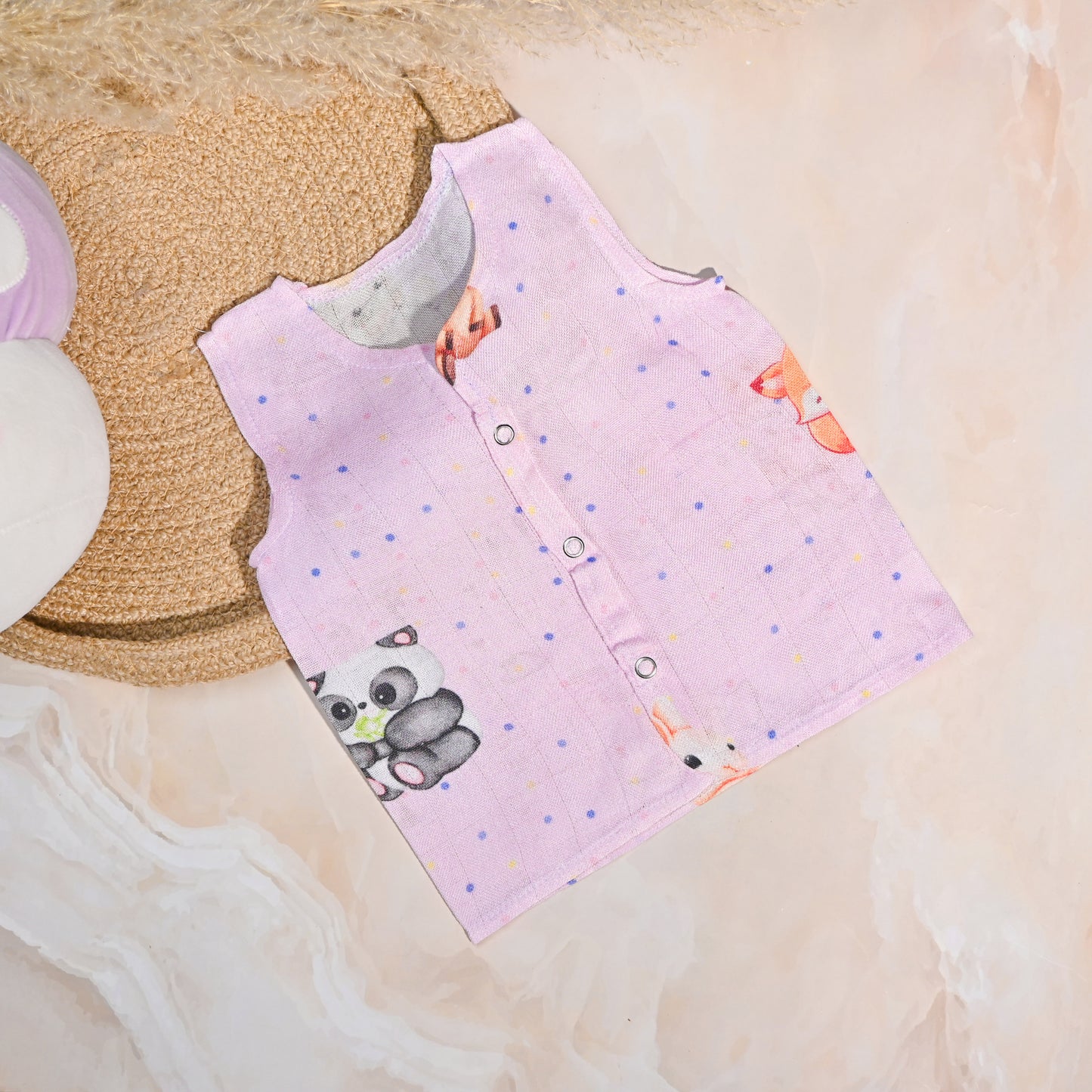 Set of 3 Bamboo Muslin Jhablas